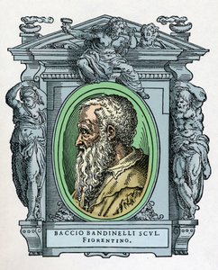 Portrett av Baccio BANDINELLI (Firenze av Giorgio Vasari