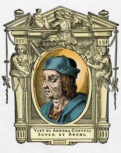 Portrett av Jacopo Sansovino av Giorgio Vasari