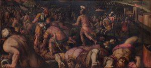 Slaget mot Radagaisus ved Faesulae i 406, 1563-1565 av Giorgio Vasari