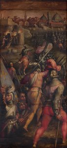 Slaget ved Barbagianni nær Pisa, 1563-1565 av Giorgio Vasari