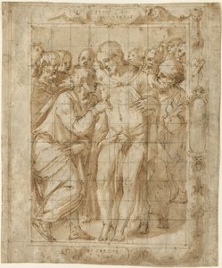 The Incredulity of Saint Thomas, ca. 1556-57 av Giorgio Vasari