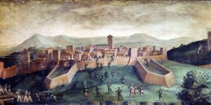 Erobringen av Casole, Italia av Giorgio Vasari