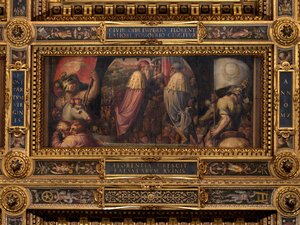 Unionen mellom Firenze og Fiesole av Giorgio Vasari