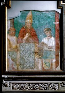 Pave Bonifatius VIII erklærer året 1300-jubileet (fresco