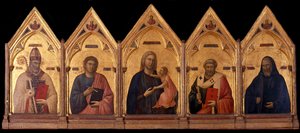 Badia Polyptych, ca 1301-1302 av Giotto di Bondone