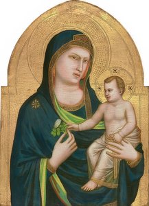 Madonna og barn. Rundt 1310/15 av Giotto di Bondone
