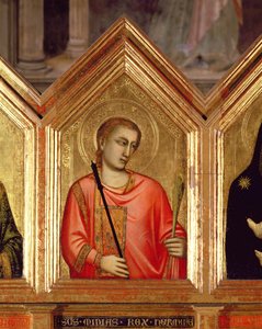 Helgen fra St. Reparata Polyptych detalj av 66557 panel se også 66558-66568 av Giotto di Bondone