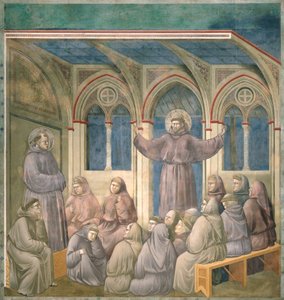 Åpenbaringen ved kapittelhuset i Arles, 1297-99 av Giotto di Bondone