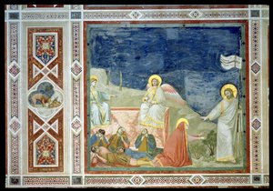 Noli me Tangere eller, The Apparition of Christ to Mary Magdalene, 1303-05 (se også 102746) av Giotto di Bondone
