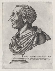 Mirror of Roman Magnificence: Bust of Livy, 1582., 1582.
