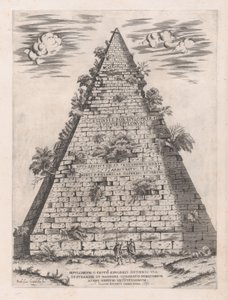 Mirror of Roman Magnificence: Pyramid of Caius Cestius, 1582., 1582.