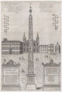 Mirror of Roman Magnificence: The Egyptian Obelisk of Constantine, 1589., 1589.