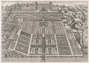 Mirror of Roman Magnificence: Tivoli Palace and Gardens, 1581., 1581. av Giovanni Ambrogio Brambilla.