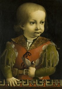 Francesco Sforza som et barn (olje på lerret)
