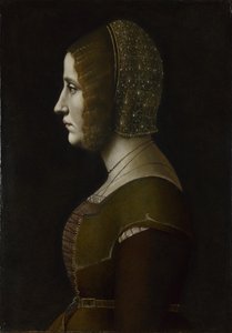Portrett av en kvinne i profil, ca. 1495