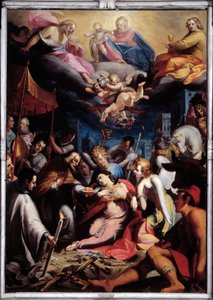 Administrasjon av eukaristien til St. Lucy (maleri
