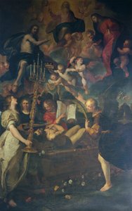De rettferdiges død, av Giovanni Andrea De Ferrari (1598-1669)