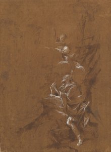 The Vision of Saint William of Aquitaine., sent på 1650-tallet. av Giovanni Angelo Canini