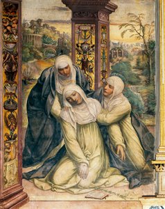 Ekstase til Saint Catherine of Siena (detalj)