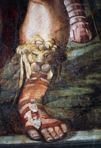 Ekteskap med Alexander Great og Roxana (detalj)
