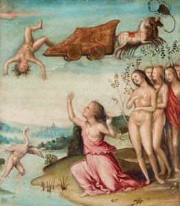 The Fall of Phaeton, etter 1500 (olje på lerret) av Giovanni Antonio Bazzi Sodoma