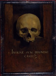 Memento Mori, ca. 1500 (olje på trepanel)