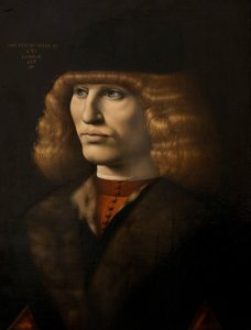 Portrett av en ung mann, ca. 1500 (olje på panel) av Giovanni Antonio Boltraffio
