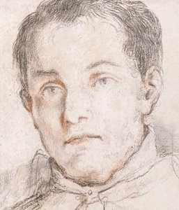 Portrett av en ung mann, av Giovanni Antonio Burrini or Burino