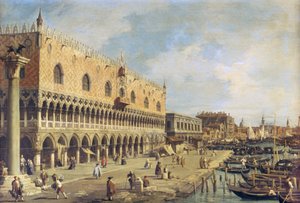 Riva degli Schiavoni, Venezia av Giovanni Antonio Canal