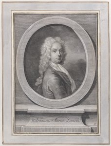Portrett av Anton Maria Zanetti den eldre, ca. 1725. av Giovanni Antonio Faldoni