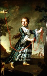 Portrett av en jente av Giovanni Antonio Guardi
