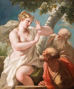Susanna og de eldste av Giovanni Antonio Pellegrini