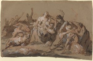 Massakren på de uskyldige av Giovanni Antonio Pellegrini