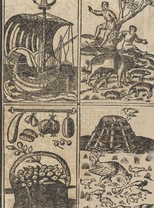 Eksempel på recammi, side 9 recto, 1530.