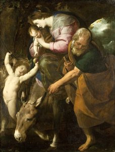 The Flight into Egypt, ca. 1600-10 (olje på lerret)