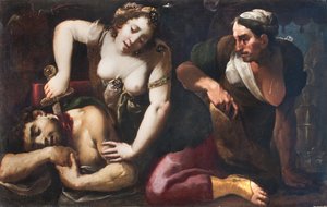 Judith halshugger Holofernes av Giovanni Battista (1567 1633) Crespi