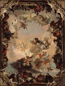 Allegori over planetene og kontinentene av Giovanni Battista Tiepolo