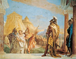 Eurybates og Talthybius fører Briseis til Agamemnon