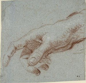 Høyre hånd av Giovanni Battista (1696-1770) Tiepolo