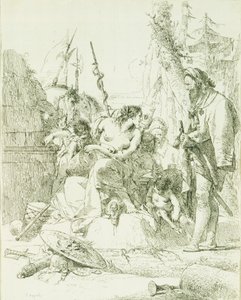 Capriccio von Giambattista Tiepolo, Gravur