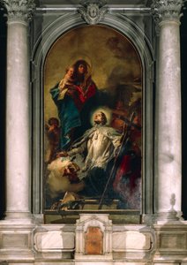 Jomfruen viser seg for Johannes av Nepomuk av Giovanni Battista Tiepolo