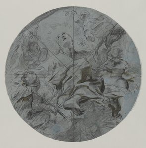 Apotheosis of a Saint recto, andre halvdel av 1600-tallet.