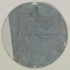 Arkitektonisk skisse(?) (verso)