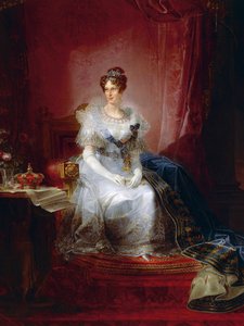 Portrett av Marie Louise, hertuginne av Parma (Wien av Giovanni Battista Borghesi
