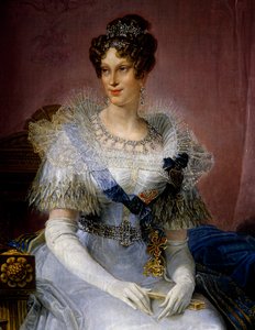 Portrett av Marie Louise, hertuginne av Parma (Wien av Giovanni Battista Borghesi