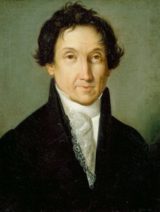 Selvportrett av Giovanni Battista Borghesi (1790-1846) av Giovanni Battista Borghesi