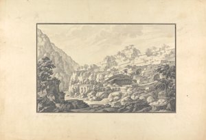 Utsikt over kilden til Lycus-elven (Nahr el-Kelb)