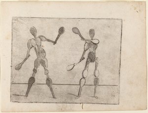 Fra "Bizzarie di diverse figurer" av Giovanni Battista Bracelli