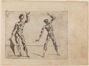 Fra "Bizzarie di diverse figurer" av Giovanni Battista Bracelli