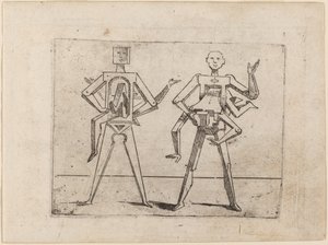 Fra "Bizzarie di diverse figurer" av Giovanni Battista Bracelli